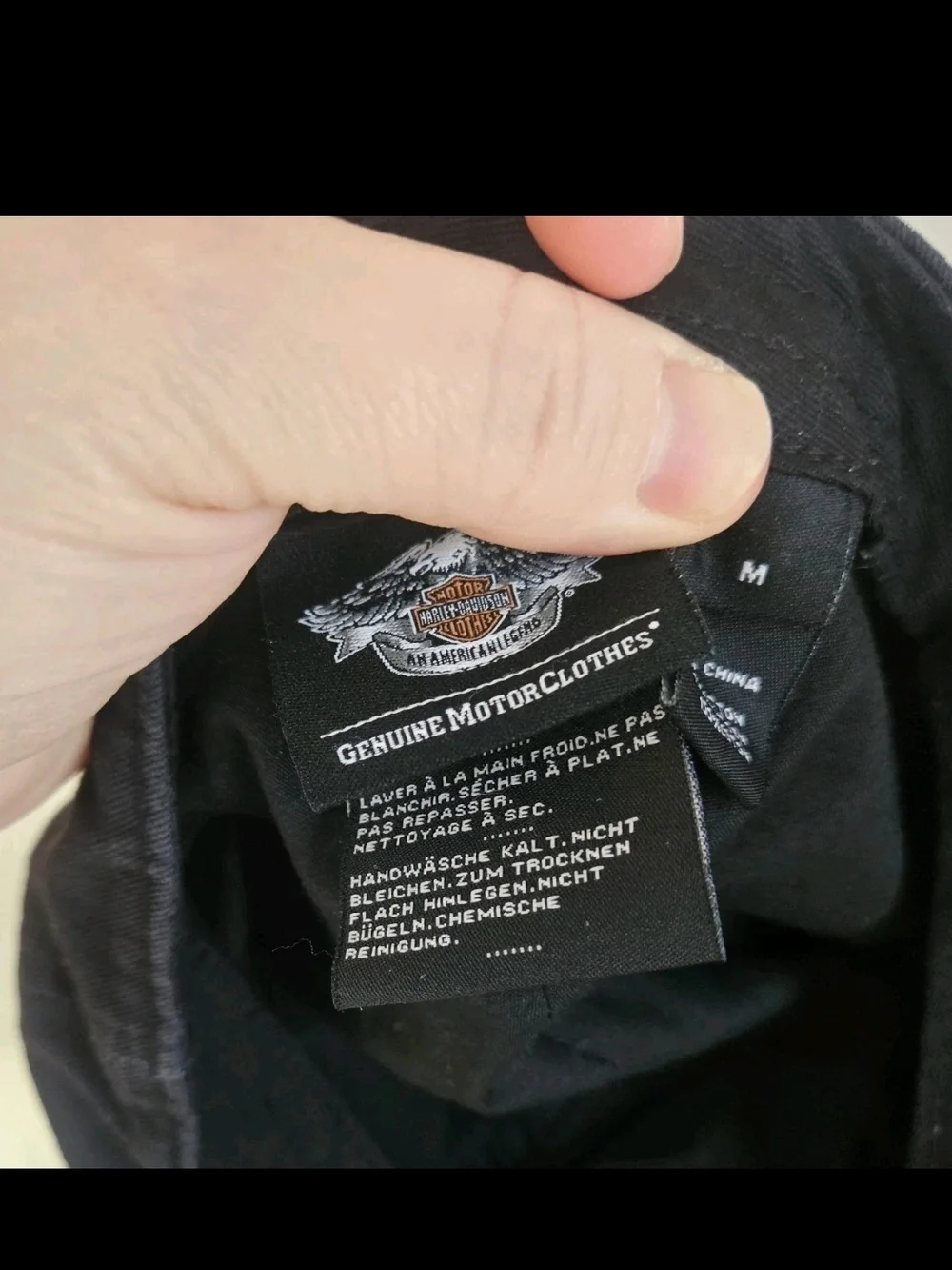 Harley-Davidson Genuine MotorClothes Black Ivy Cap Size M Motorcycle Apparel Cap